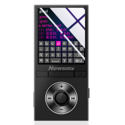 Newman Newsmy F35 Dictionary Edition 8G mp3 mp4 Lossless Music Player Mini Student Walkman With Screen Card Recording Black
Newman Newsmy F35 Dictionary Edition 8G mp3 mp4 Lossless Music Player Mini Student Walkman With Screen Card Recording Black