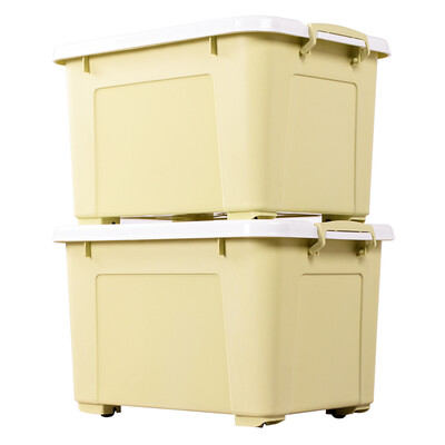 Baicaoyuan plastic storage box storage box moving clothes sundries storage box thickening with pulley 50L 2 loaded Nordic green
Baicaoyuan plastic storage box storage box moving clothes sundries storage box thickening with pulley 50L 2 loaded Nordic green