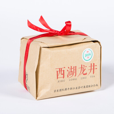 

Jingdong собственный бренд восемь, когда Западное озеро Longjing 200 г до дождя новый чай зеленый чай чай традиционный пакет бумаги