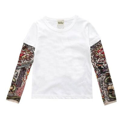 2018 Boy Clothes Cotton T-shirt Long Sleeve Children Tee Shirts Novelty Tattoo Sleeve Baby Girl Tops Spring&autumn KidsTop
2018 Boy Clothes Cotton T-shirt Long Sleeve Children Tee Shirts Novelty Tattoo Sleeve Baby Girl Tops Spring&autumn KidsTop