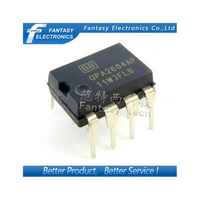10PCS OPA2604AP DIP8 OPA2604A DIP OPA2604 Dual FET-Input Low Distortion OPERATIONAL AMPLIFIER free shipping
10PCS OPA2604AP DIP8 OPA2604A DIP OPA2604 Dual FET-Input Low Distortion OPERATIONAL AMPLIFIER free shipping