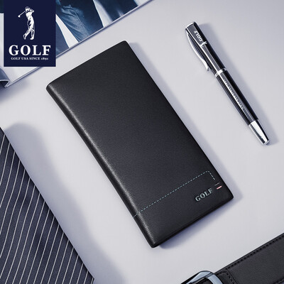Golf GOLF first layer cowhide mens wallet long wear-resistant leather card money simple ultra-thin wallet Q8BV11982J black
Golf GOLF first layer cowhide mens wallet long wear-resistant leather card money simple ultra-thin wallet Q8BV11982J black