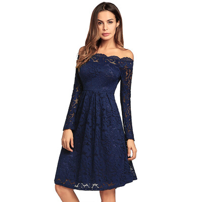 Try Everything Slash Neck Lace Dress Women Long Sleeve Purple Elagant Evening Party Dress 2018 Summer Dresses And Sundresses
Try Everything Slash Neck Lace Dress Women Long Sleeve Purple Elagant Evening Party Dress 2018 Summer Dresses And Sundresses
