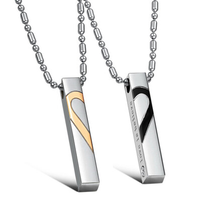 Fashion Men Women Lover Necklace Simple Style 316l Stainless Steel Heart Pendant Couple Jewelry Friendship Gift OGX697
Fashion Men Women Lover Necklace Simple Style 316l Stainless Steel Heart Pendant Couple Jewelry Friendship Gift OGX697