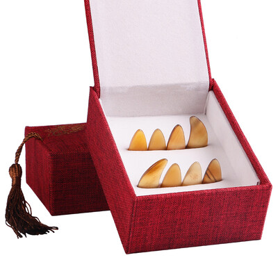 Bamboo Linsheng Guzheng Nail Medium Horn Adult Child Nail Raw Material Manual Polishing Musical Instrument Accessories 8 Pieces
Bamboo Linsheng Guzheng Nail Medium Horn Adult Child Nail Raw Material Manual Polishing Musical Instrument Accessories 8 Pieces