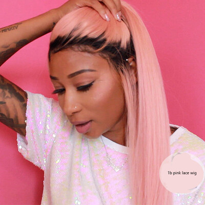 Osolovely Dark Root Pink Color Pre-Plucked Hairline Straight Full Lace Wig Glueless Wig
Osolovely Dark Root Pink Color Pre-Plucked Hairline Straight Full Lace Wig Glueless Wig