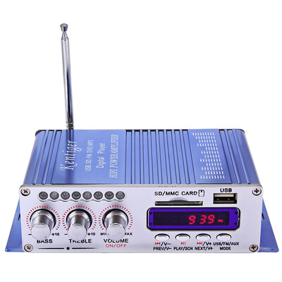 HY - 502 Hi-Fi Digital Auto Car Stereo Power Amplifier LED Sound Mode Audio Music Player Support USB MP3 DVD SD FM
HY - 502 Hi-Fi Digital Auto Car Stereo Power Amplifier LED Sound Mode Audio Music Player Support USB MP3 DVD SD FM