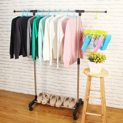 Sheng Ni still stainless steel single pole floor drying rack retractable clothes hanger hanger
Sheng Ni still stainless steel single pole floor drying rack retractable clothes hanger hanger