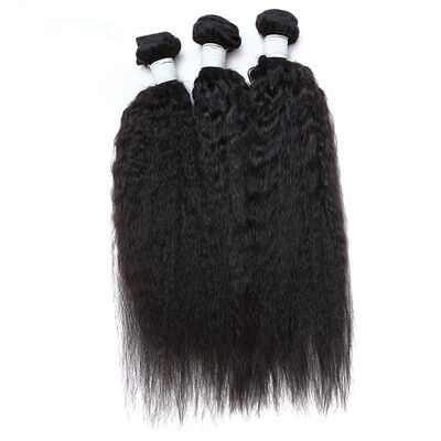T-top Hair Kinky Straight Thick Hair Bundles 100 Virgin Human Hair Weave Natural Black Color High Quality Hair Extension 3 Pieces
T-top Hair Kinky Straight Thick Hair Bundles 100 Virgin Human Hair Weave Natural Black Color High Quality Hair Extension 3 Pieces