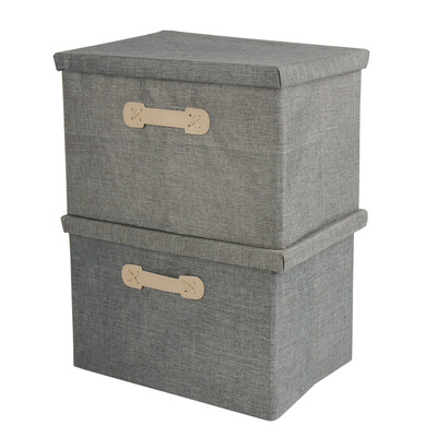 EDO imitation linen storage box fabric covered snack toy book storage box large 2 Pack collapsible storage box
EDO imitation linen storage box fabric covered snack toy book storage box large 2 Pack collapsible storage box