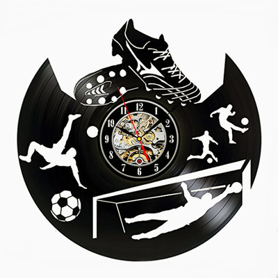 Football Wall Clock Soccer Vinyl Record Clock Sport Wall Clock Unique Gift Birthday Gift
Football Wall Clock Soccer Vinyl Record Clock Sport Wall Clock Unique Gift Birthday Gift