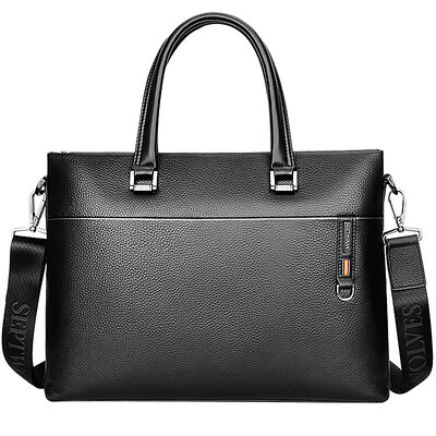 Seven wolves mens briefcase business mens first layer cowhide mens handbag shoulder messenger bag laptop bag 1A4974155-01 black
Seven wolves mens briefcase business mens first layer cowhide mens handbag shoulder messenger bag laptop bag 1A4974155-01 black