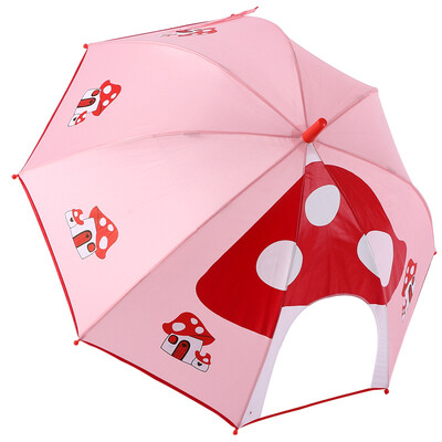 Hugmii childrens umbrella boys&girls creative three-dimensional shape straight rod hand open umbrella transparent window pink mushroom 48cm8k
Hugmii childrens umbrella boys&girls creative three-dimensional shape straight rod hand open umbrella transparent window pink mushroom 48cm8k