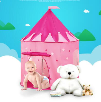 

Kids Toys Tent Large space Garden Station Foldable Portable Tent Castle Indoor Outdoor Play Tent Teepee Playhouse For Baby