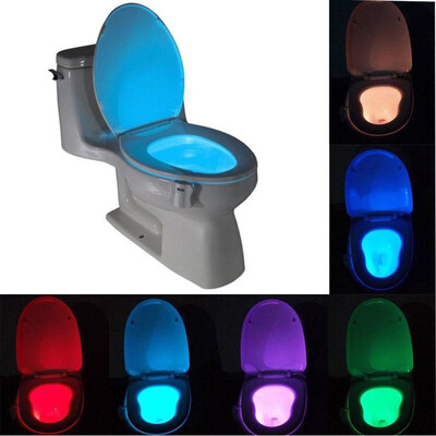 Cntomlv Smart Bathroom Toilet Nightlight LED Body Motion Activated OnOff Seat Sensor Lamp 8 Color Toilet lamp hot
Cntomlv Smart Bathroom Toilet Nightlight LED Body Motion Activated OnOff Seat Sensor Lamp 8 Color Toilet lamp hot
