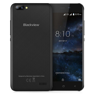 Blackview A7 3G Smartphone Android 70 50 inch IPS Screen 13GHz Quad Core 1GB RAM 8GB ROM 03MP 50MP Dual Rear Camera
Blackview A7 3G Smartphone Android 70 50 inch IPS Screen 13GHz Quad Core 1GB RAM 8GB ROM 03MP 50MP Dual Rear Camera