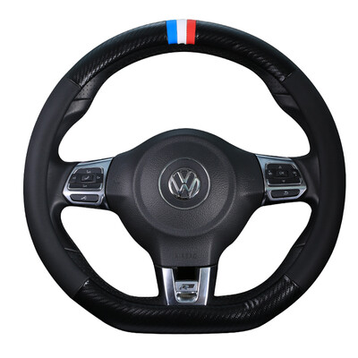 Antarctic Nanjiren car steering wheel cover car handle leather set four seasons universal sports D-shaped fashion black
Antarctic Nanjiren car steering wheel cover car handle leather set four seasons universal sports D-shaped fashion black