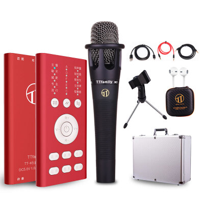 Package EditionTTFAMILY TT-K5-4 mobile phone sound card microphone suit shouting Mai Kung-Mai quick hand pepper speaker sound card Andrews Apple titanium silver gray black
Package EditionTTFAMILY TT-K5-4 mobile phone sound card microphone suit shouting Mai Kung-Mai quick hand pepper speaker sound card Andrews Apple titanium silver gray black