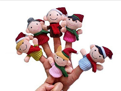 MyMei Christmas Finger Puppets 6pcs/set Merry Christmas Finger plush toys family dolls
MyMei Christmas Finger Puppets 6pcs/set Merry Christmas Finger plush toys family dolls