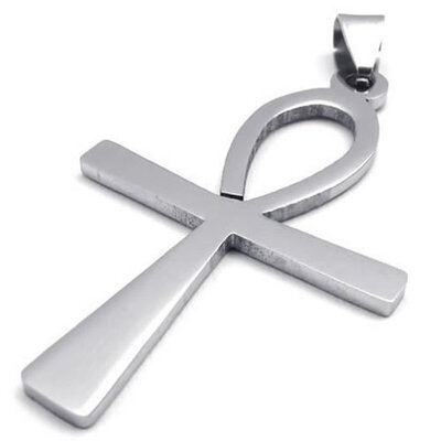 Hpolw Men&Womens Jewelry 925 Sterling Silver Stainless Steel Egyptian CrossAnkh Pendant18-26 inch ChainChristmas present
Hpolw Men&Womens Jewelry 925 Sterling Silver Stainless Steel Egyptian CrossAnkh Pendant18-26 inch ChainChristmas present