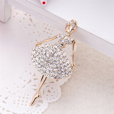 Fashion Princess Ballerina Dance Girl Brooch Fairy Brooches Bling Crystal Pins lapel Pin Up Women Shirt Corsage Broche Bijoux
Fashion Princess Ballerina Dance Girl Brooch Fairy Brooches Bling Crystal Pins lapel Pin Up Women Shirt Corsage Broche Bijoux