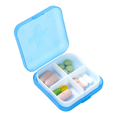 Wanshijia Cross Four Small Pill Box Thicken Portable Mini Portable Health Pill Box Storage Box JD-NG-19 Green
Wanshijia Cross Four Small Pill Box Thicken Portable Mini Portable Health Pill Box Storage Box JD-NG-19 Green