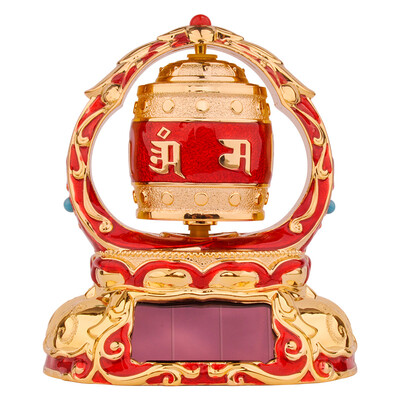 Snowy Impression Car Decoration Detian Creative Buddhism Solar Turning Wheel Car Interior Jewelry Car Turning Tube 7C Red
Snowy Impression Car Decoration Detian Creative Buddhism Solar Turning Wheel Car Interior Jewelry Car Turning Tube 7C Red