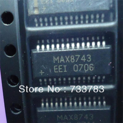 5pcs/lot MAX8743EEI MAX8743 Dual High-Efficiency Step-Down Controller with High Impedance in Shutdown
5pcs/lot MAX8743EEI MAX8743 Dual High-Efficiency Step-Down Controller with High Impedance in Shutdown
