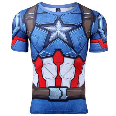 Captain America Civil War Tee 3D Printed T-shirts Men Compression Avengers Iron Man Cosplay Costumes Fitness Clothes Male Tops
Captain America Civil War Tee 3D Printed T-shirts Men Compression Avengers Iron Man Cosplay Costumes Fitness Clothes Male Tops