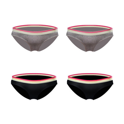 Crab secret 4 piece underwear women cotton sexy breathable ladies underwear triangle underwear black black gray XL
Crab secret 4 piece underwear women cotton sexy breathable ladies underwear triangle underwear black black gray XL
