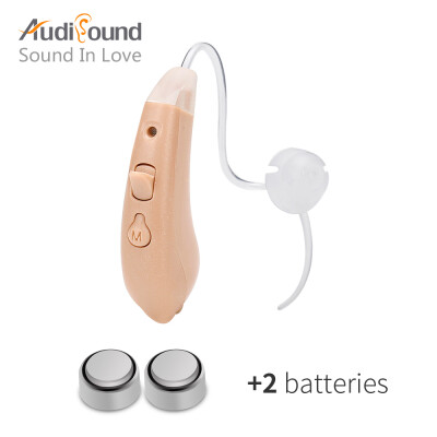 

Audisound 2018 Новая цифровая слуховая аппаратура Лучший звуковой усилитель правого уха для ухода за ушами у пожилых с батареей 2xA13