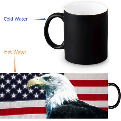 US Flag And Bald Eagle 350ml12oz Heat Reveal Mug Color Change Coffee Cup Sensitive Morphing Mugs Magic Mug Milk Tea Cups
US Flag And Bald Eagle 350ml12oz Heat Reveal Mug Color Change Coffee Cup Sensitive Morphing Mugs Magic Mug Milk Tea Cups