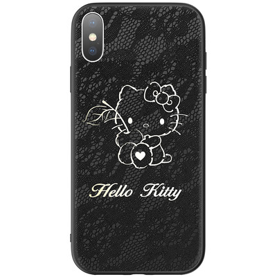 Hello Kitty Apple iPhoneX Mobile Shell Apple 10 Cartoon Cover All-in-One Creative Creative Lace Soft shell Smart Black
Hello Kitty Apple iPhoneX Mobile Shell Apple 10 Cartoon Cover All-in-One Creative Creative Lace Soft shell Smart Black