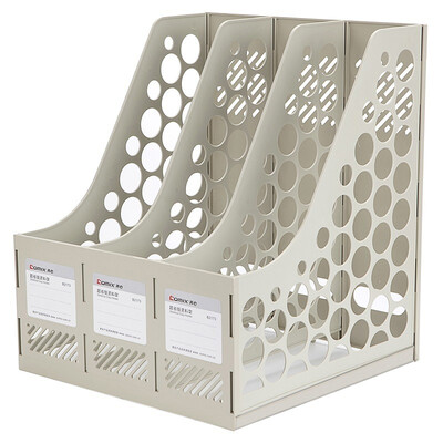 Comix B2173 Economy Triple File Basket Information Frame File Box Document Frame Gray Office Stationery
Comix B2173 Economy Triple File Basket Information Frame File Box Document Frame Gray Office Stationery