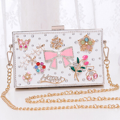 Fashion diamond chain handbag clutch bag women mini shoulder bag high quality messenger bag luxury evening Bags small crossbody bag
Fashion diamond chain handbag clutch bag women mini shoulder bag high quality messenger bag luxury evening Bags small crossbody bag