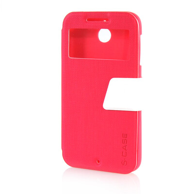 MOONCASE Ultra Slim Leather Side Flip Pouch Stand Thin Shell Back Case Cover for HTC Desire 510 Hot pink
MOONCASE Ultra Slim Leather Side Flip Pouch Stand Thin Shell Back Case Cover for HTC Desire 510 Hot pink