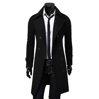 CT&HF Men Elegant Temperament Woollen Coat Korea Leisure Simple Pure Color Long Sleeve Coat Men Lapel Thickening Coat
CT&HF Men Elegant Temperament Woollen Coat Korea Leisure Simple Pure Color Long Sleeve Coat Men Lapel Thickening Coat