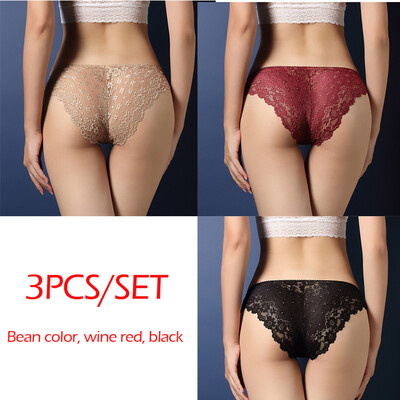 Lace Hollow Low-Rise Panties For Women Brief Sexy Ultra-thin Underwear Girl Seamless Breathable Panties
Lace Hollow Low-Rise Panties For Women Brief Sexy Ultra-thin Underwear Girl Seamless Breathable Panties