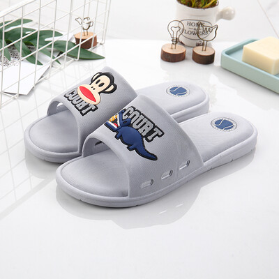 PaulFrank big mouth monkey couple models home light bathroom slippers mens PF709 light gray 45
PaulFrank big mouth monkey couple models home light bathroom slippers mens PF709 light gray 45