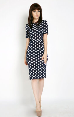 Fashion Womens Polka Dots Pencil Dress Round Neck Half Sleeve Bodycon Stretch Business Spotted Business Party Midi Dress -XXL
Fashion Womens Polka Dots Pencil Dress Round Neck Half Sleeve Bodycon Stretch Business Spotted Business Party Midi Dress -XXL