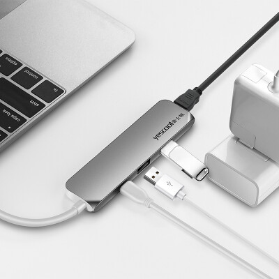 Yescool Adapter Type-C HDMI HD 4K Adapter HUB Hub USB30 Disc PD Cable TC03
Yescool Adapter Type-C HDMI HD 4K Adapter HUB Hub USB30 Disc PD Cable TC03