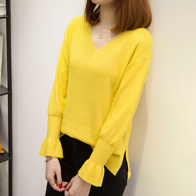 Long Yue womens long-sleeved sweater women 2018 autumn new Korean version of the loose hooded shirt sweater student jacket LWYC188160 yellow 1 code
Long Yue womens long-sleeved sweater women 2018 autumn new Korean version of the loose hooded shirt sweater student jacket LWYC188160 yellow 1 code