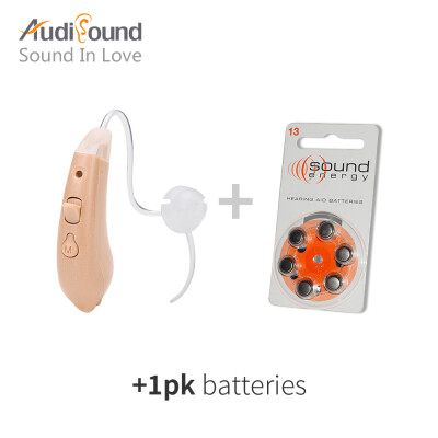 

Audisound 2018 New Brand Digital Слуховой аппарат левого уха Heaaring Amplifier Лучший подарок для старейшины с 6PCS / 1 CARD A13 Battery