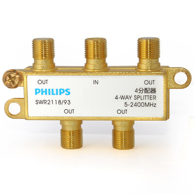Philips (PHILIPS) SWR2118 / 93 Разветвитель ответвлений для кабельного телевидения 4-24-2400 МГц Высокопроизводительные четырехдиапазонные распределители - Gold
Philips (PHILIPS) SWR2118 / 93 Разветвитель ответвлений для кабельного телевидения 4-24-2400 МГц Высокопроизводительные четырехдиапазонные распределители - Gold