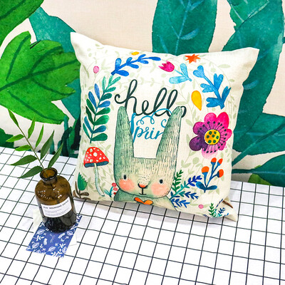 Yuan Yuan cotton&linen pillow with core ins wind flowers bunny lumbar pillow office sofa car pillow
Yuan Yuan cotton&linen pillow with core ins wind flowers bunny lumbar pillow office sofa car pillow