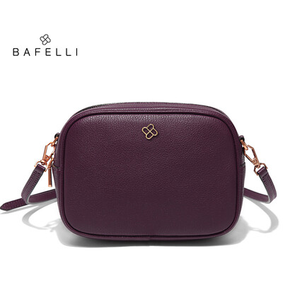 BAFELLI new arrival split leather shoulder bag simple circular bag solid zipper bolsa feminina hot sale red small women bag
BAFELLI new arrival split leather shoulder bag simple circular bag solid zipper bolsa feminina hot sale red small women bag