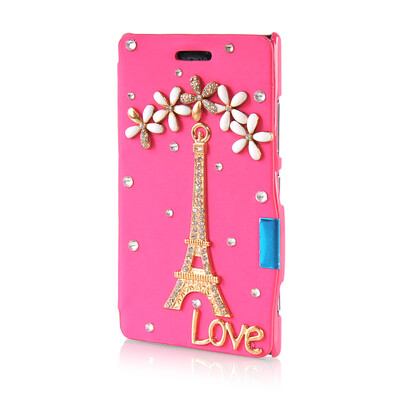MOONCASE Luxury Flower Crystal Leather Side Flip Wallet Pouch Case Cover for Nokia Lumia 925
MOONCASE Luxury Flower Crystal Leather Side Flip Wallet Pouch Case Cover for Nokia Lumia 925