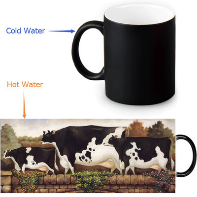 Cow 350ml12oz Heat Reveal Mug Color Change Coffee Cup Sensitive Morphing Mugs Magic Mug Milk Tea Cups
Cow 350ml12oz Heat Reveal Mug Color Change Coffee Cup Sensitive Morphing Mugs Magic Mug Milk Tea Cups