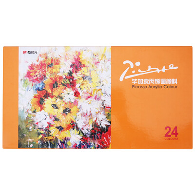 Chenguang & G LPL97603 Picasso Art Special Acrylic Painting Paints Pigments 24 Colors Boxes 12ml
Chenguang & G LPL97603 Picasso Art Special Acrylic Painting Paints Pigments 24 Colors Boxes 12ml