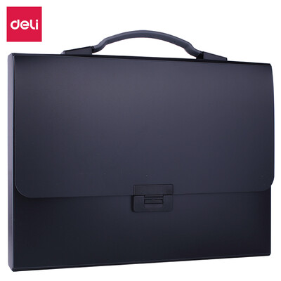 Deli deli A4 large-capacity conference package information package soft two-color handle transaction package file package black 5246
Deli deli A4 large-capacity conference package information package soft two-color handle transaction package file package black 5246